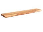 WOHNLING WL5.974 Wandregal mit Baumkante Akazie 115 cm x 25 cm x 4 cm