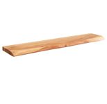 WOHNLING WL5.974 Wandregal mit Baumkante Akazie 115 cm x 25 cm x 4 cm