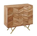 WOHNLING WL6.161 Sideboard Braun 40 cm x 90 cm x 86 cm
