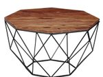 WOHNLING WL6.169 Couchtisch Sheesham 66 cm x 40 cm x 66 cm