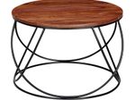 WOHNLING WL6.171 Couchtisch Sheesham 60 cm x 60 cm x 40 cm