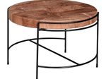 WOHNLING WL6.174 Couchtisch Akazie 62 cm x 62 cm x 40 cm