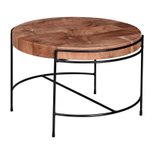 WOHNLING WL6.174 Couchtisch Akazie 62 cm x 62 cm x 40 cm