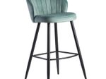 WOHNLING Barhocker WL6.289 Samt grün