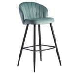 WOHNLING Barhocker WL6.289 Samt grün