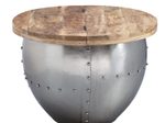 WOHNLING WL6.310 Couchtisch Silbern 60 cm x 60 cm x 43 cm