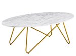 WOHNLING WL6.315 Couchtisch Weiß 60 cm x 120 cm x 40 cm