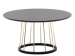 WOHNLING WL6.489 Couchtisch Schwarz 80 cm x 80 cm x 42 cm