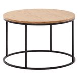 WOHNLING WL6.511 Couchtisch Braun 70 cm x 70 cm x 45 cm