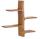 WOHNLING WL6.528 Wandregal Sheesham 58 cm x 15 cm x 60 cm