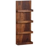 WOHNLING WL6.532 Wandregal Sheesham 30 cm x 10 cm x 80 cm