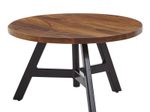 WOHNLING WL6.536 Couchtisch Sheesham 60 cm x 60 cm x 35 cm