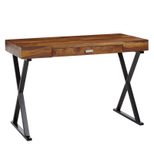 WOHNLING WL6.540 Schreibtisch Sheesham 120 cm x 55 cm x 78 cm