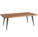 WOHNLING WL6.543 Couchtisch Sheesham 110 cm x 60 cm x 40 cm