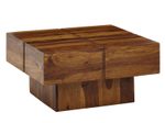 WOHNLING WL6.549 Couchtisch Sheesham 58 cm x 58 cm x 30 cm