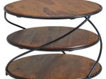 WOHNLING WL6.550 Couchtisch Sheesham 58 cm x 58 cm x 40 cm