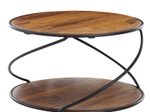 WOHNLING WL6.551 Couchtisch Sheesham 58 cm x 58 cm x 35 cm