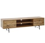 WOHNLING WL6.579 TV-Kommode Braun 160 cm x 40 cm x 45 cm