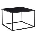 WOHNLING WL6.603 Couchtisch Mamor Schwarz 60 cm x 60 cm x 40 cm
