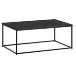 WOHNLING WL6.607 Couchtisch Mamor Schwarz 100 cm x 60 cm x 40 cm