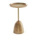 WOHNLING WL6.670 Beistelltisch Gold 33 cm x 33 cm x 53 cm