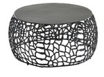 WOHNLING WL6.695 Couchtisch Schwarz 66 cm x 66 cm x 30 cm