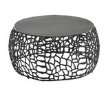 WOHNLING WL6.695 Couchtisch Schwarz 66 cm x 66 cm x 30 cm