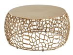 WOHNLING WL6.696 Couchtisch Gold 66 cm x 66 cm x 30 cm