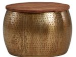 WOHNLING WL6.705 Couchtisch Gold 60 cm x 60 cm x 40 cm