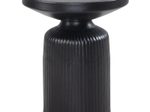 WOHNLING WL6.758 Beistelltisch Schwarz 40 cm x 40 cm x 50 cm