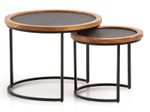 WOHNLING WL6.778 Couchtisch (2er Set) Mango 60 cm x 60 cm x 46 cm