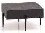 WOHNLING WL6.792 Couchtisch Grau 64 cm x 64 cm x 35 cm