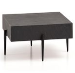 WOHNLING WL6.792 Couchtisch Grau 64 cm x 64 cm x 35 cm