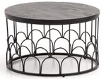 WOHNLING WL6.800 Couchtisch Schwarz 60 cm x 60 cm x 36 cm