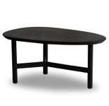 WOHNLING WL6.801 Couchtisch Schwarz 86 cm x 50 cm x 37 cm