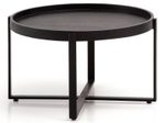 WOHNLING WL6.803 Couchtisch Schwarz 60 cm x 60 cm x 35 cm