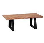 WOHNLING WL1.828 Couchtisch GAYA Akazie 60 cm x 115 cm x 40 cm