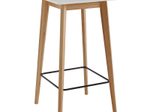 WOHNLING Stehtisch WL6.084 eckig weiß