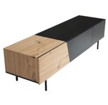 WOHNLING WL6.815 Lowboard Braun 150 cm x 40 cm x 40 cm