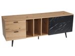 WOHNLING WL6.821 Lowboard Braun 150 cm x 40 cm x 55 cm