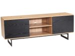 WOHNLING WL6.822 Lowboard Braun 150 cm x 40 cm x 55 cm
