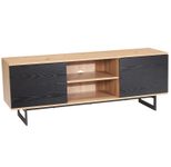 WOHNLING WL6.822 Lowboard Braun 150 cm x 40 cm x 55 cm