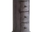 WOHNLING WL6.843 Design Sideboard Schwarz 34 cm x 34 cm x 65 cm