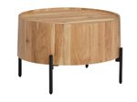 WOHNLING WL6.844 Couchtisch Akazie 60 cm x 60 cm x 41 cm