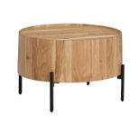 WOHNLING WL6.844 Couchtisch Akazie 60 cm x 60 cm x 41 cm