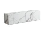WOHNLING WL6.862 Lowboard Hängend Marmor-Optik Weiß 120 cm x 30 cm x 30 cm