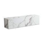 WOHNLING WL6.862 Lowboard Hängend Marmor-Optik Weiß 120 cm x 30 cm x 30 cm