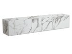 WOHNLING WL6.864 Lowboard Hängend Marmor-Optik Weiß 160 cm x 30 cm x 30 cm