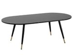 WOHNLING WL6.872 Couchtisch Schwarz 120 cm x 60 cm x 42 cm