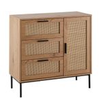 WOHNLING WL6.877 Kommode Braun 80 cm x 36 cm x 82 cm